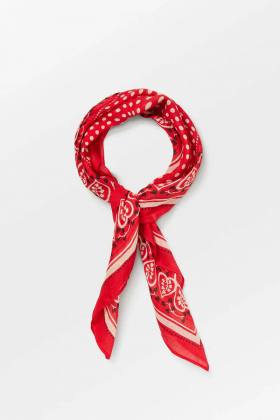 Hearty Cotta Scarf, Adrenaline Red