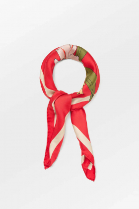 Magna Flower Sia Scarf, Adrenaline Red