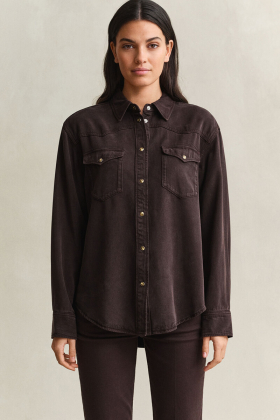 Rel denim twill ranger shirt, Deep Brown