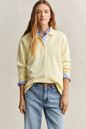 Rugger sweatshirt, Vanilla yellow
