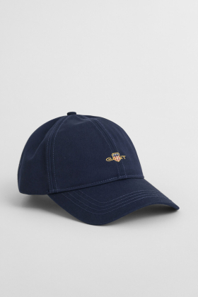 Shield Cotton Twill Cap, Marine
