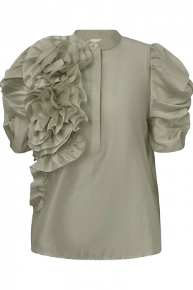 AnnsofiGO Blouse, Light Dusty Green