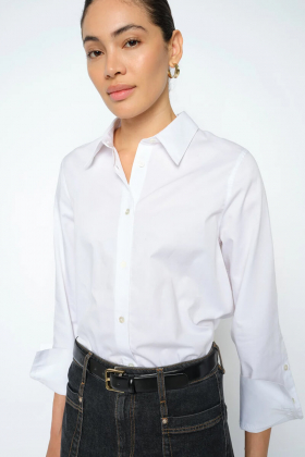 MMWinola Cotton Twil Shirt, White