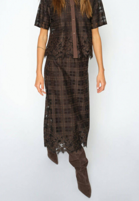 MMBia Checko Lace Skirt, Delicioso 