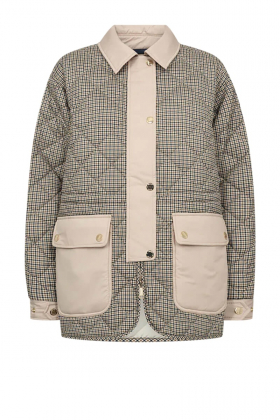 MMAnna Rye Check Jacket, Doeskin