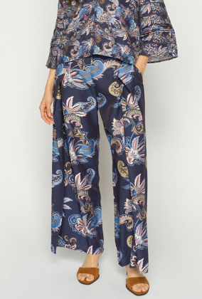 MMZoke Paisley Pant Ankle, Crown Blue