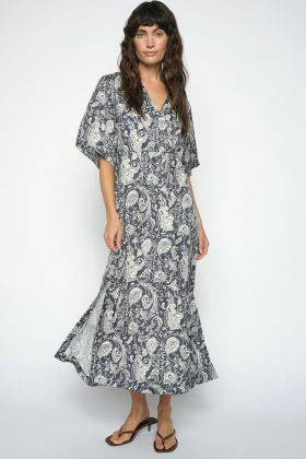 MMHosh Winding Dress, India ink