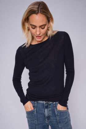 Bouch O-neck Knit, Black