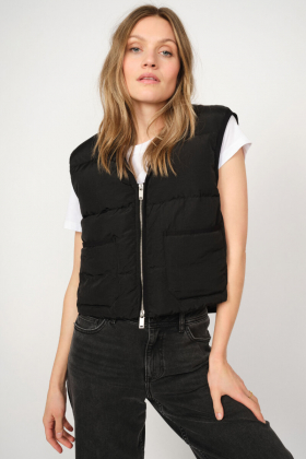 Manja Down Vest, Black