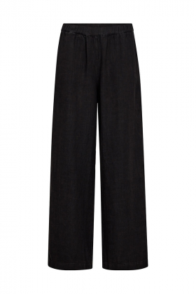 Emmi Linen Pant, Black