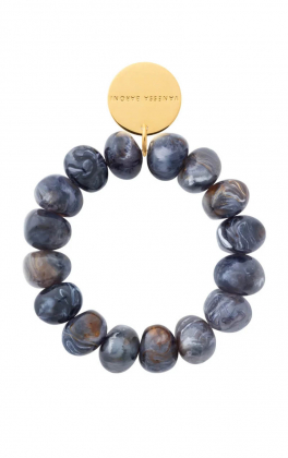 Stone Flex Bracelet, Blue jeans Marble