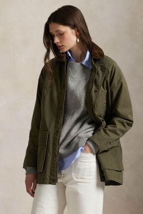 Cotton Utility jacket, Olive