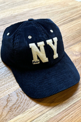 Polo NY Patch Corduroy Ball Cap, Hunter Navy