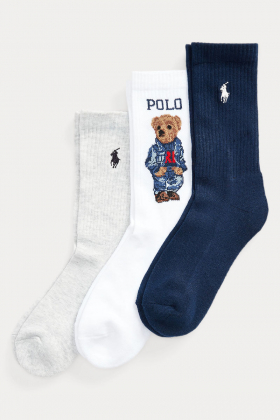 Polo Bear Sock 3-pack, Whast