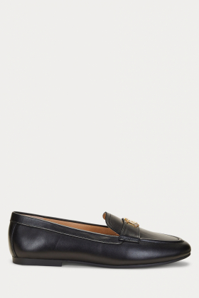 Averi III Burnished Leather Loafer, Black