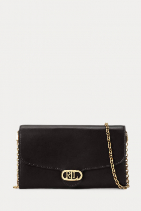 Leather Medium Adair Crossbody, Black