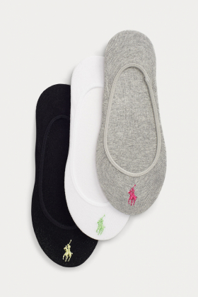 Ultralow Liner Sock 3-pack, Grey / White / Black