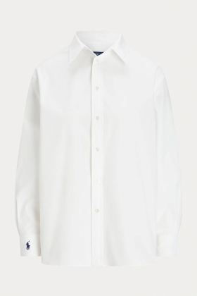 Oversize Fit Cotton Shirt, White