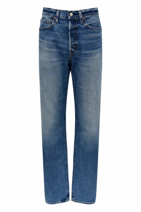 High-Rise Relaxed Straight Jeans, Lebec Wash