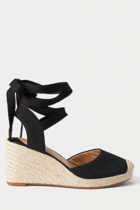 Paislee canvas espadrille, Black