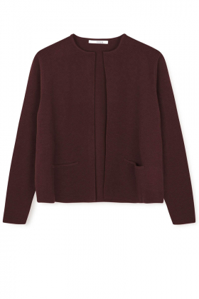 Sense cardigan, Aubergine