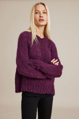 Elli sweater, Plum