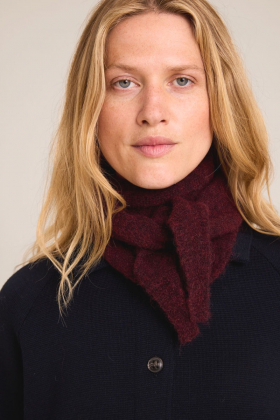 Liv Wool Scarf, Burgundy