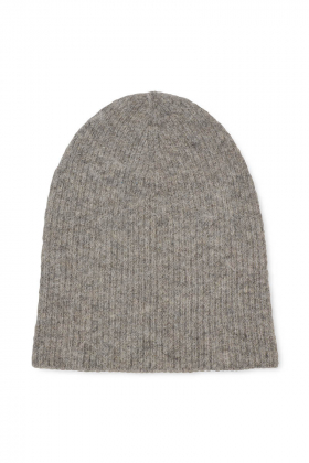Fleur beanie, Dark Melange grey
