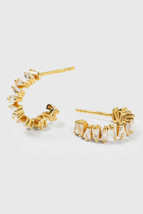 Iggy Earrings, Gold