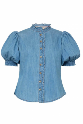 Denim Blouse, Light blue