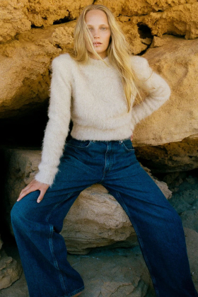 Hairy Knit Sweater, Soft
