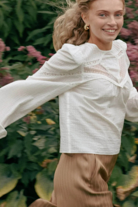 Bohemian Blouse, Off White