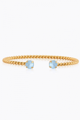 Mini twisted bracelet gold , Sky ignite
