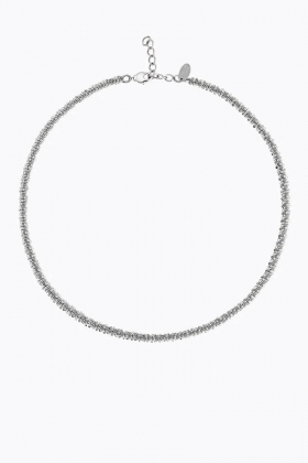 Gemma Necklace, Rhodium