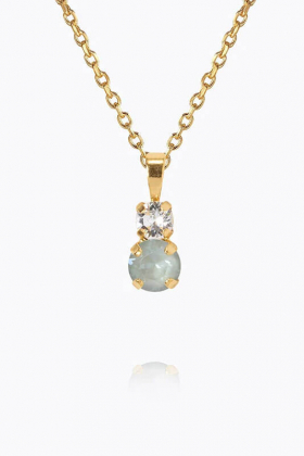 Leah Necklace Gold, Agave Combo