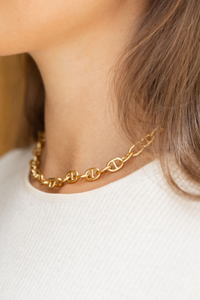 Betty Chain Necklace, Gold