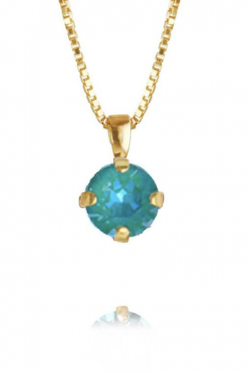 Classic Petite Necklace, Gold & Laguna Delite
