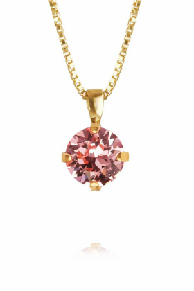Classic Petite Necklace, Gold & Light Rose