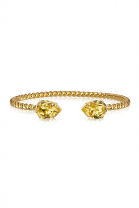 Mini Drop Bracelet, Gold & Dark Jonquil