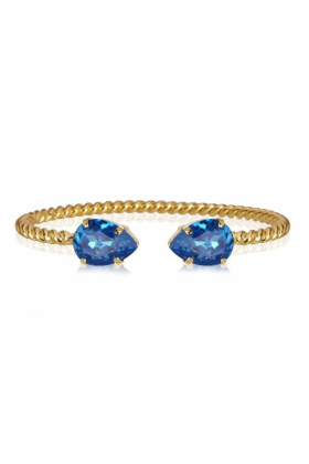 Mini Drop Bracelet, Gold & Sapphire