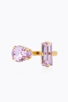Noelle Ring, Gold & Violet