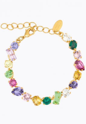 Noelle Statement Bracelet, Gold & Festive Combo