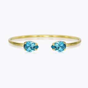 Petite Drop Bracelet, Aquamarine