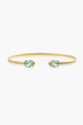 Petite Drop Bracelet, Gold & Chrysolite