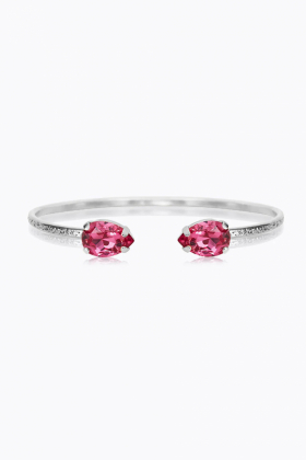 Petite Drop Bracelet, Rhodium & Rose