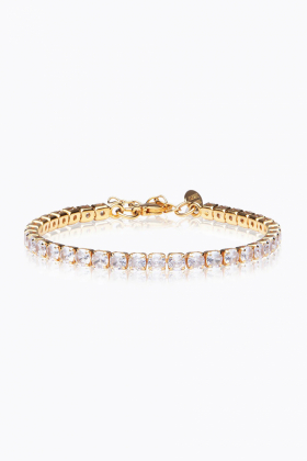 Zara Bracelet, Gold & Crystal