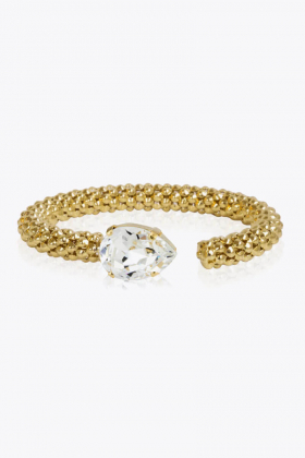 Classic Rope Bracelet, Gold & Crystal
