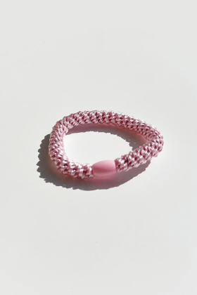 Elastic Hair Tie, Peony Pink
