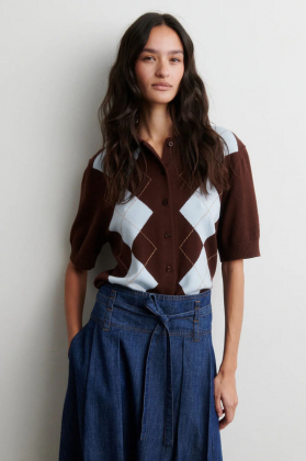 Shailene Knit Cardigan, Demitasse