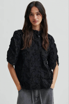 Seena SS Shirt, Black